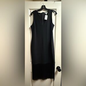 BB Dakota JACK Midi Sheath Dress with fringe